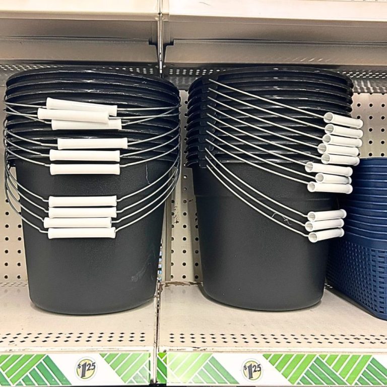 dollar store buckets